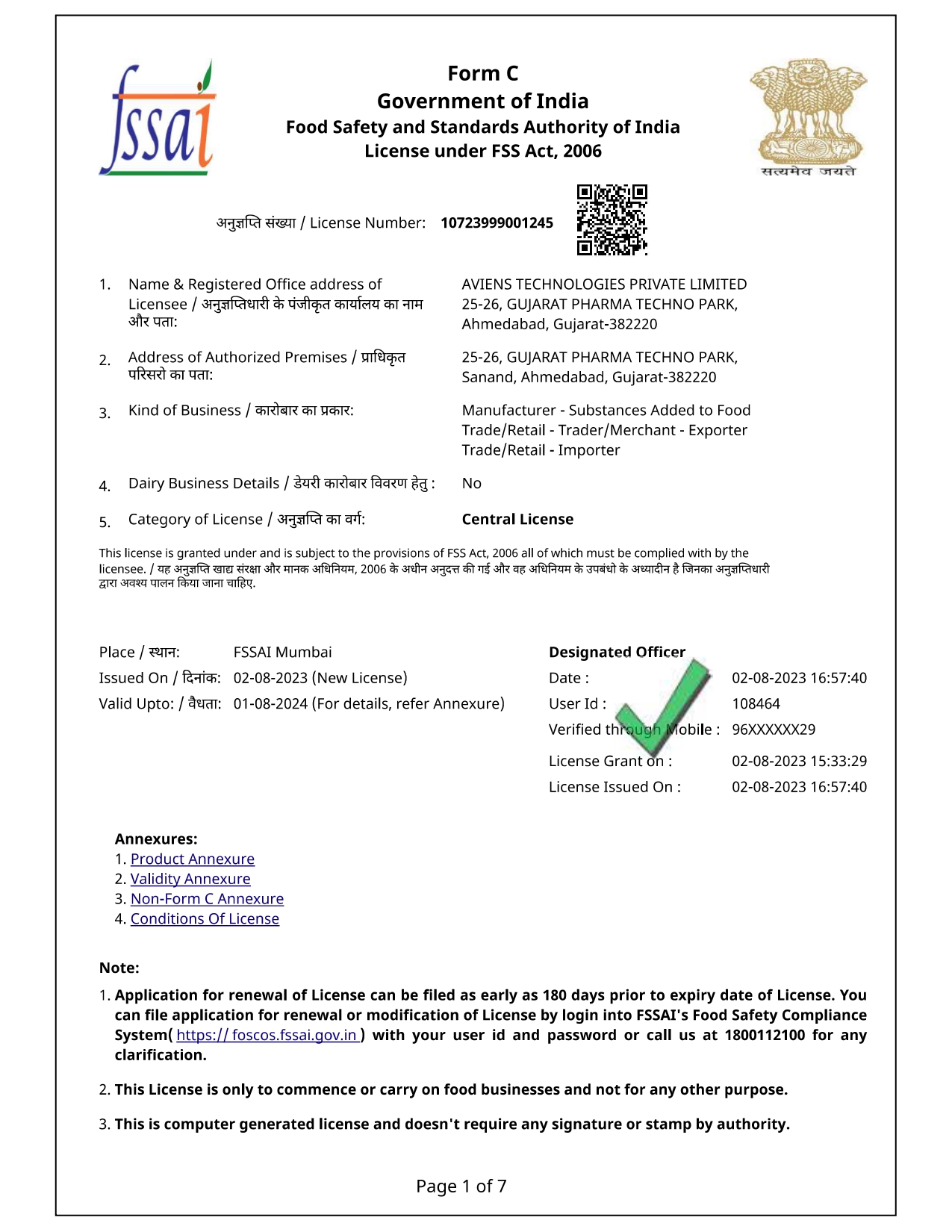 FSSAI LICENSE_page-0001